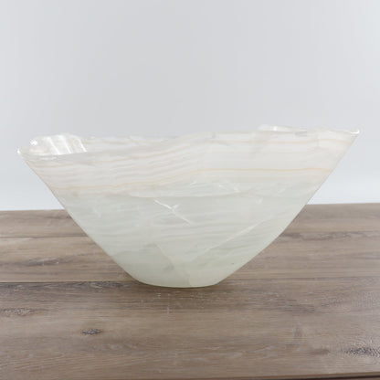 Mexican Onyx/Calcite Bowl 15"