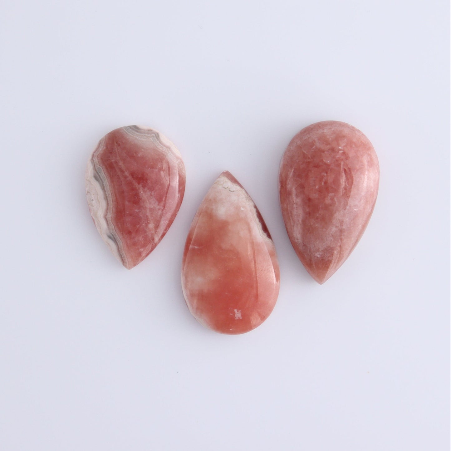 Rhodochrosite Cabs Set of 6 - Expert Wholesale and Supplier of Wholesale Crystals & Bulk Gemstones, ["Argentina","Cabs","Rhodochrosite"]