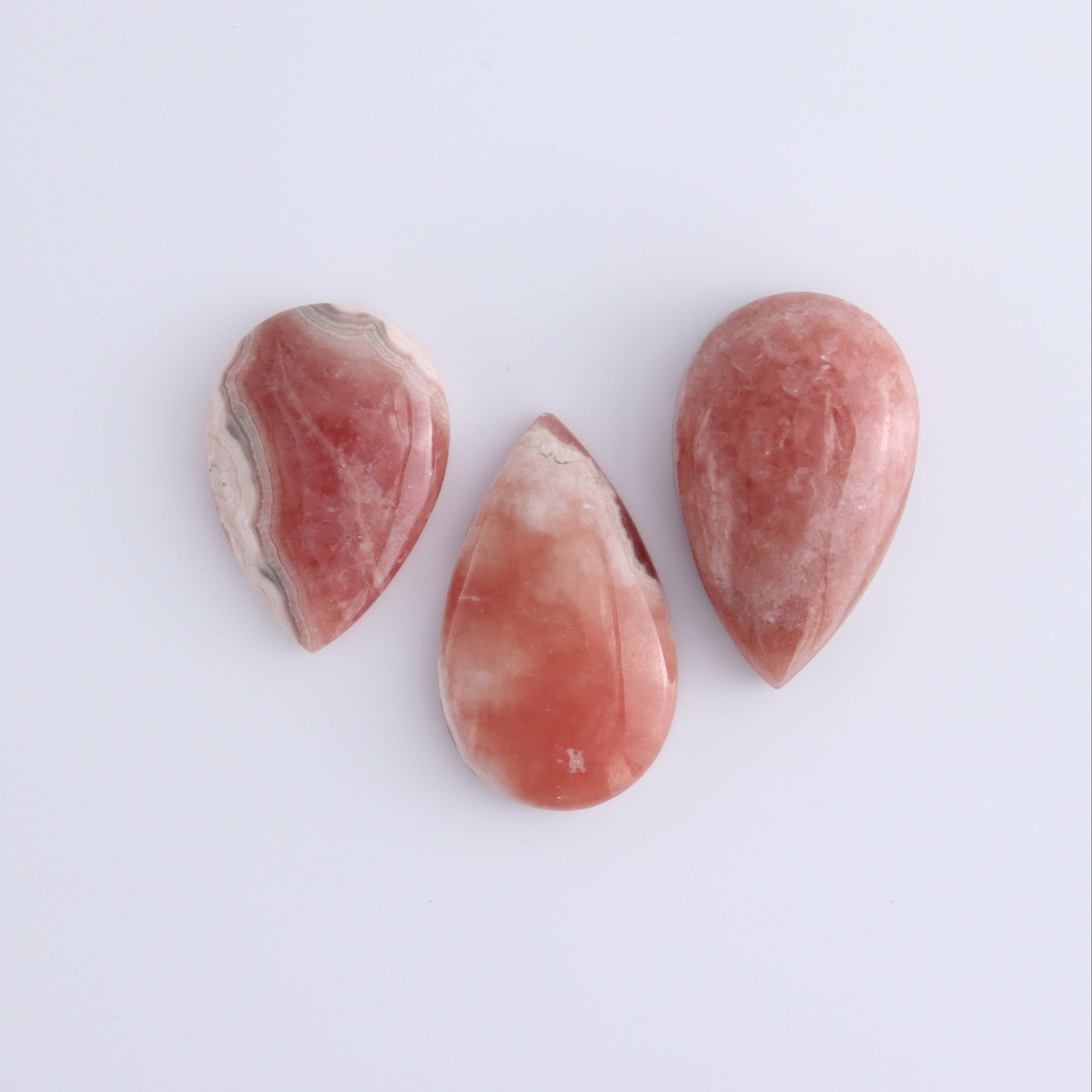 Rhodochrosite Cabs Set of 6 - Expert Wholesale and Supplier of Wholesale Crystals & Bulk Gemstones, ["Argentina","Cabs","Rhodochrosite"]