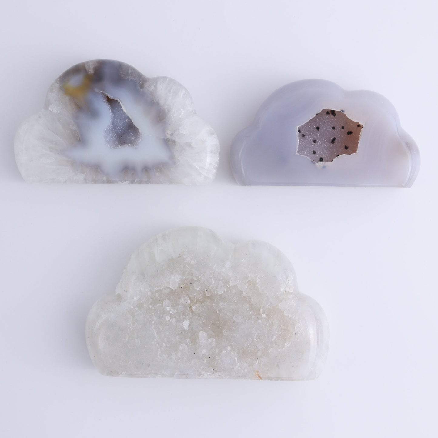 Agate Clouds Set of 6 - Expert Wholesale and Supplier of Wholesale Crystals & Bulk Gemstones, ["Agate","Clouds"]