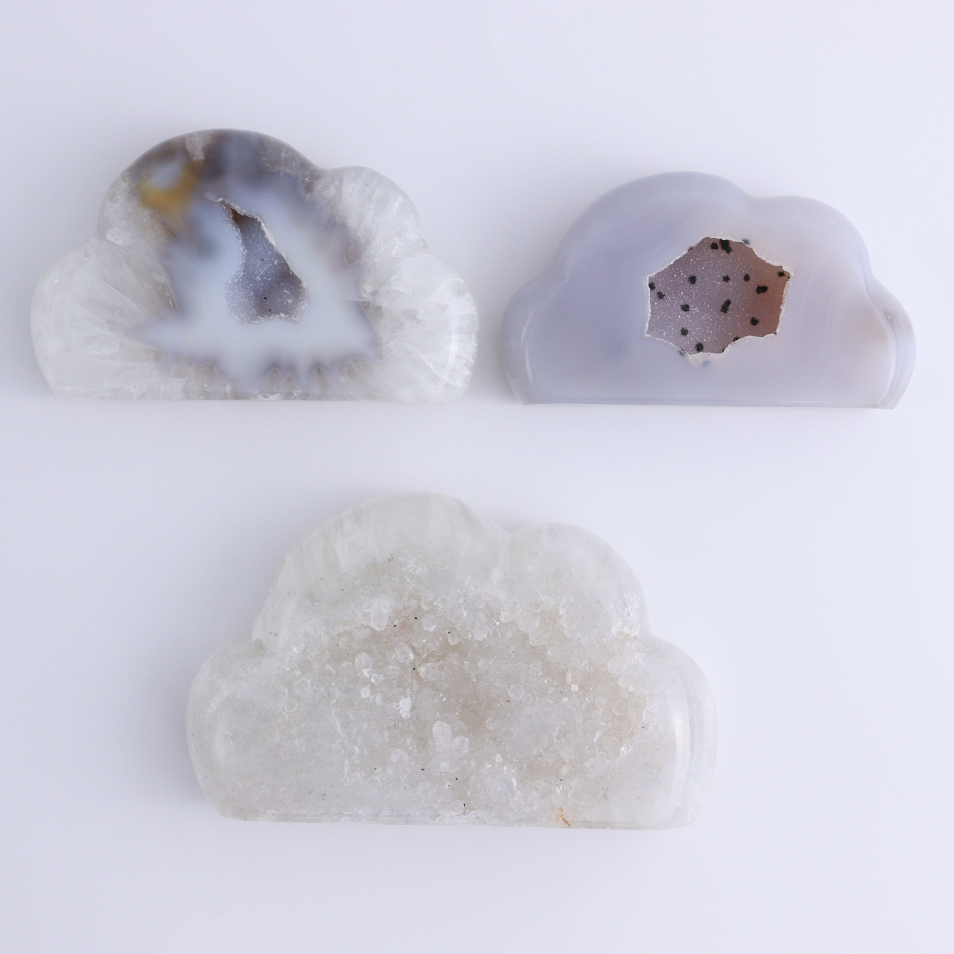 Agate Clouds Set of 6 - Expert Wholesale and Supplier of Wholesale Crystals & Bulk Gemstones, ["Agate","Clouds"]