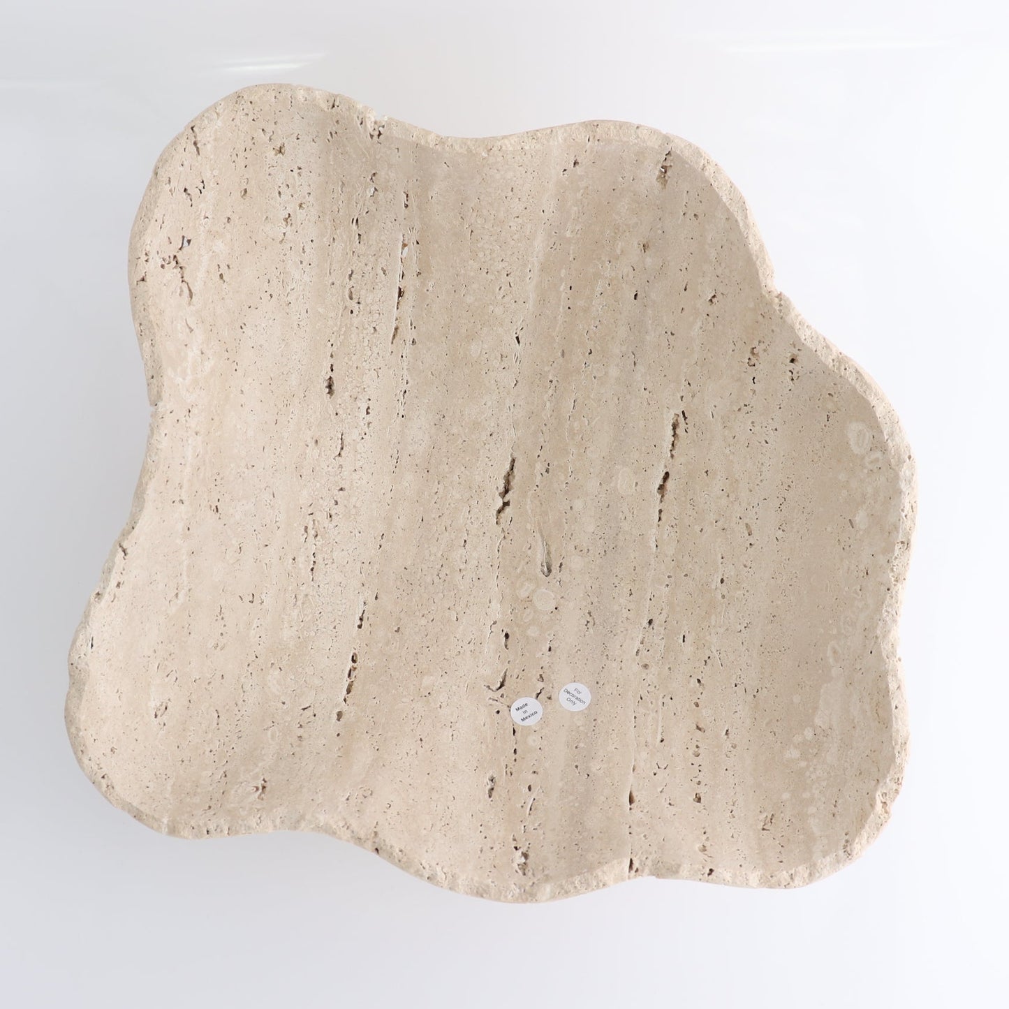 Mexican Travertine Bowl 14"