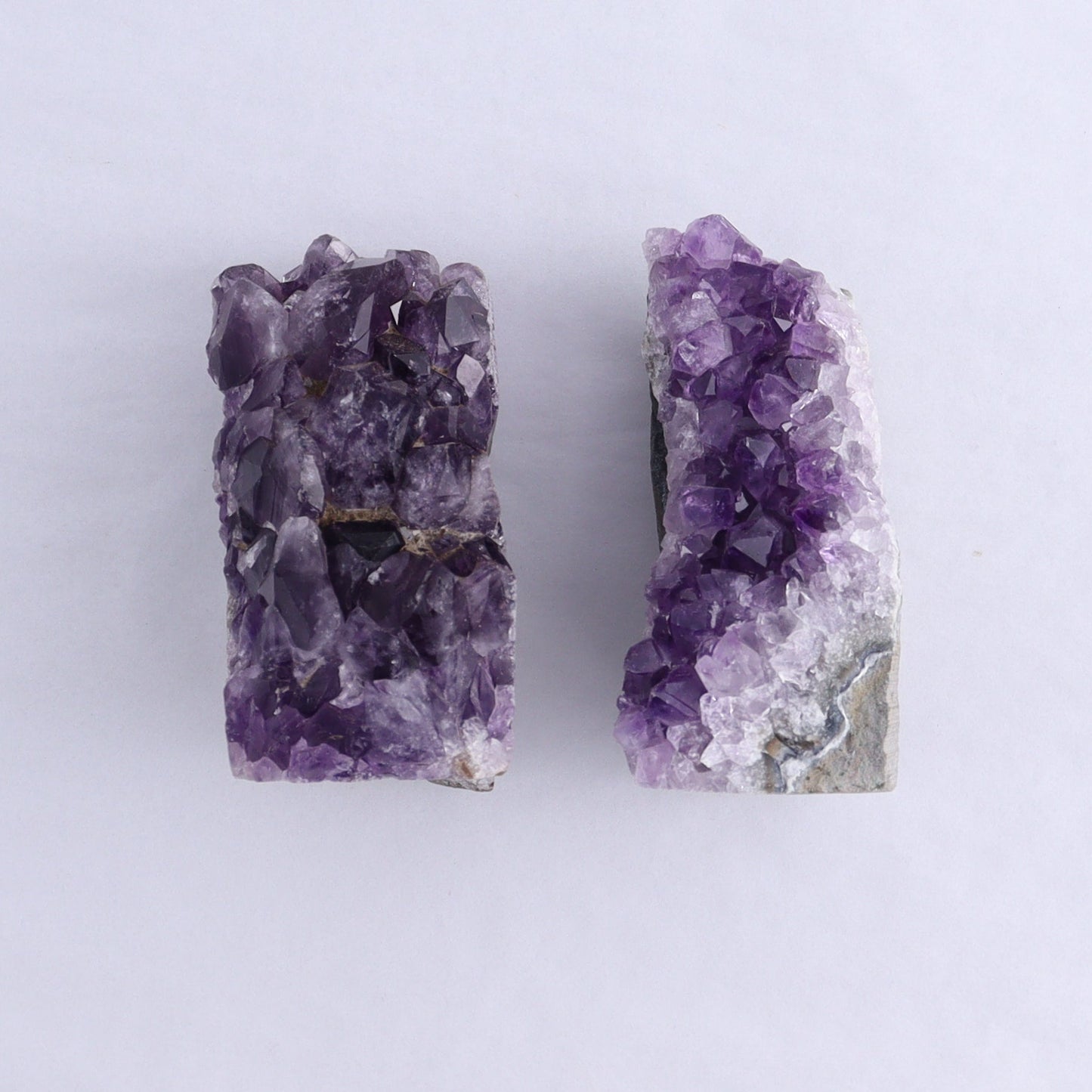 Uruguay Amethyst Cut Base Set of 8 - Expert Wholesale and Supplier of Wholesale Crystals & Bulk Gemstones, ["Amethyst","Cut Base","Uruguay"]
