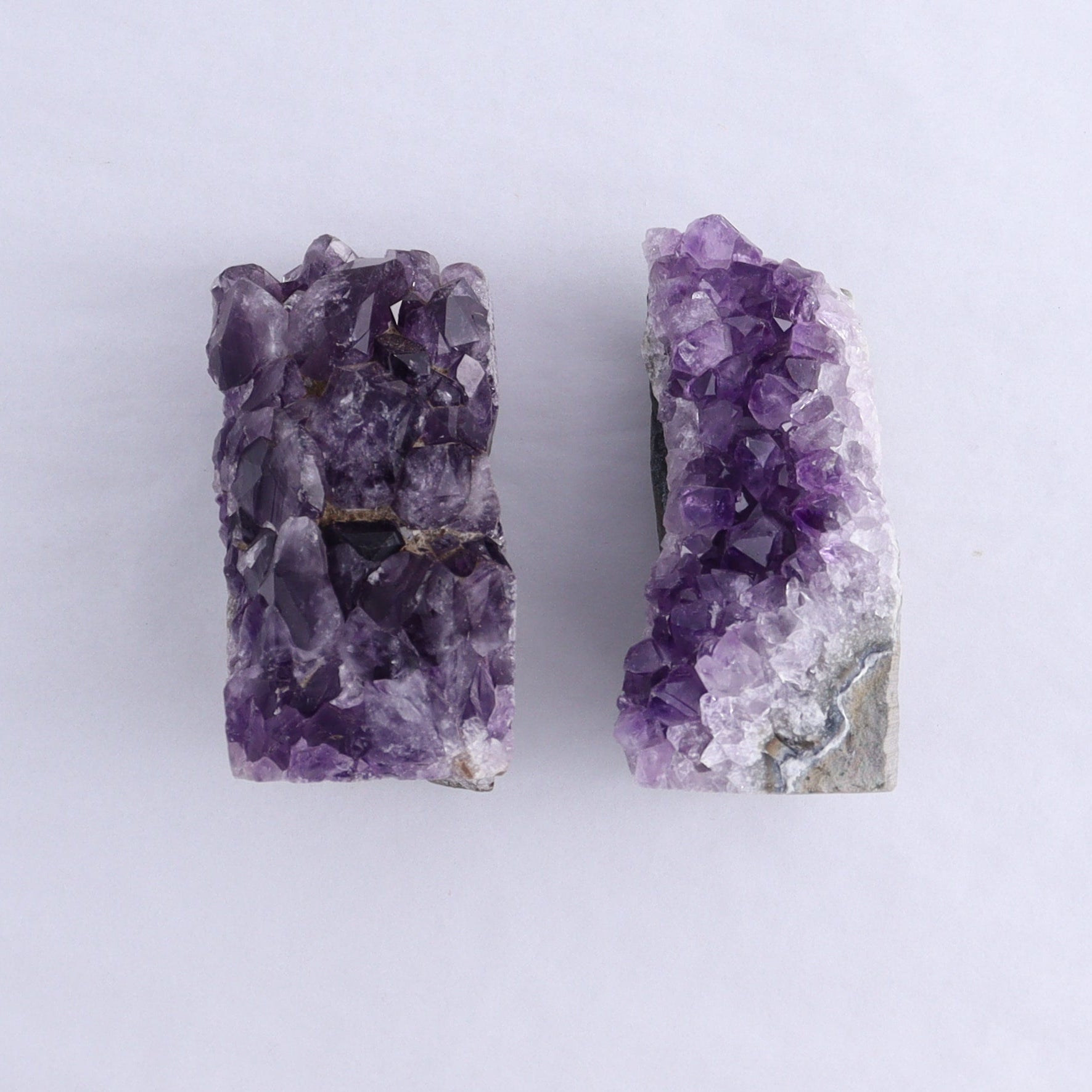Uruguay Amethyst Cut Base Set of 8 - Expert Wholesale and Supplier of Wholesale Crystals & Bulk Gemstones, ["Amethyst","Cut Base","Uruguay"]