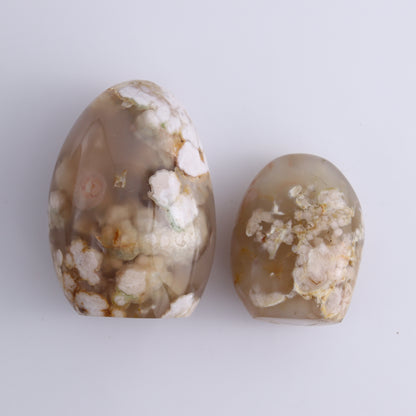 Flower Agate Freeforms Set of 6 - Expert Wholesale and Supplier of Wholesale Crystals & Bulk Gemstones, ["Flower Agate","Freeforms","Madagascar"]