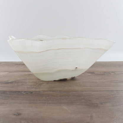 Mexican Onyx/Calcite Bowl 15"