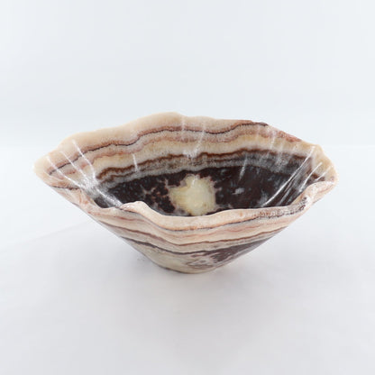 Mexican Onyx/Calcite Bowl 15"