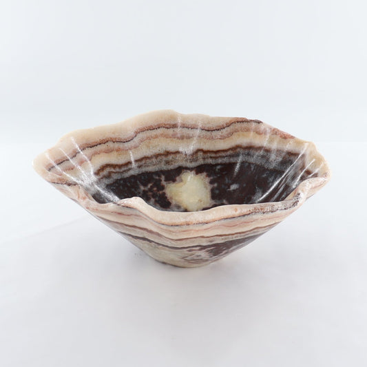 Mexican Onyx/Calcite Bowl 15"