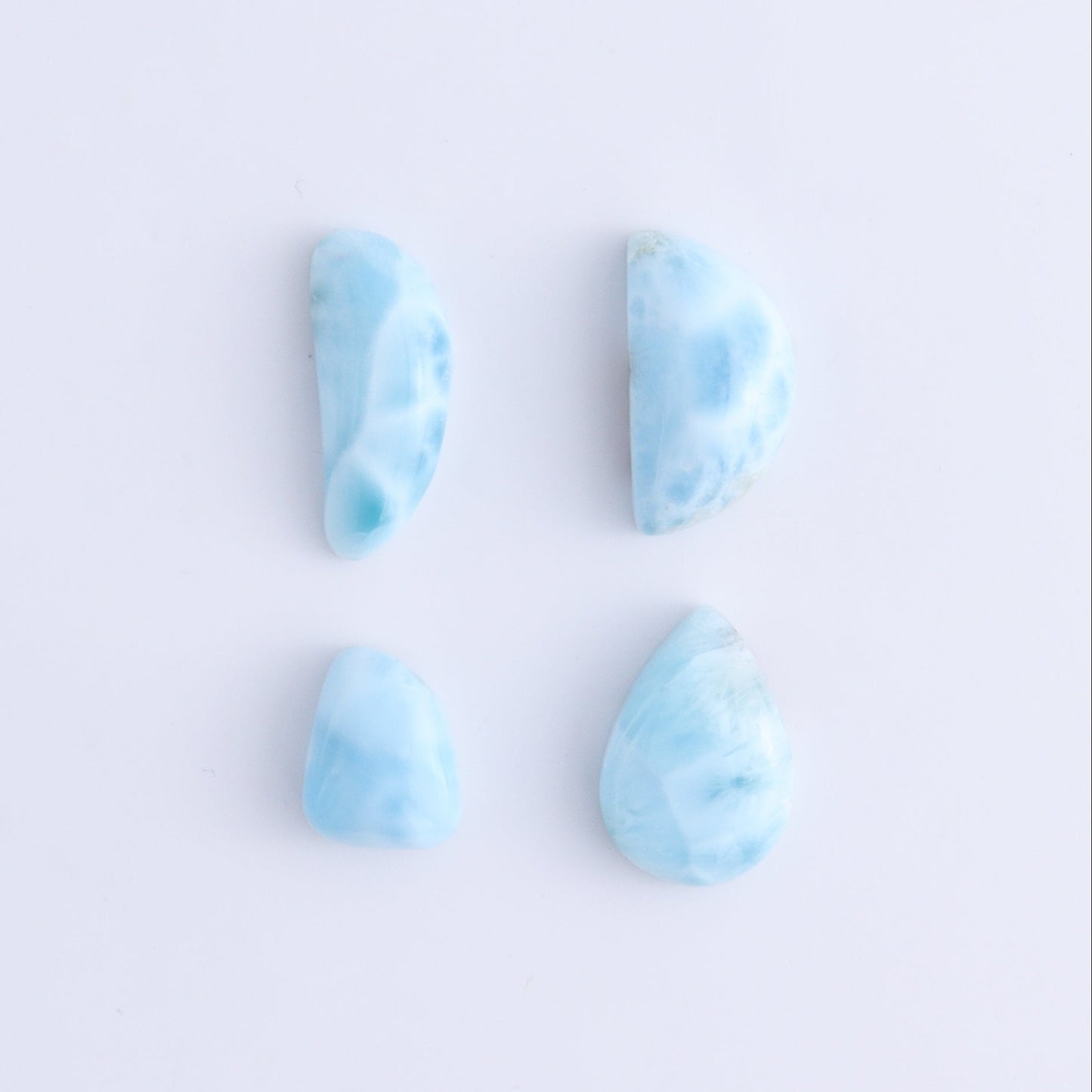 Larmiar Cabs Set of 8 - Expert Wholesale and Supplier of Wholesale Crystals & Bulk Gemstones, ["Cabs","Freeform","Freeforms","Larimar"]