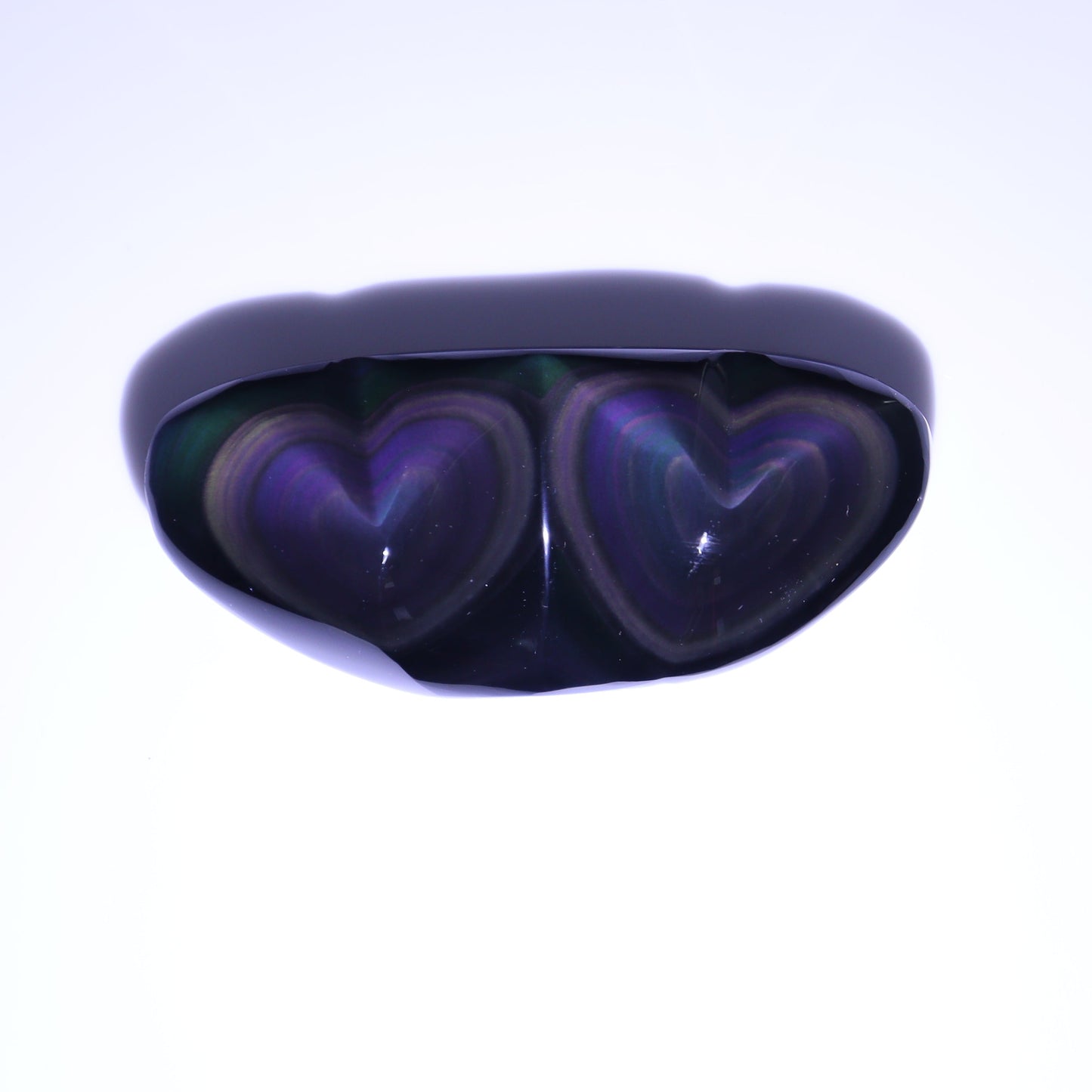 Rainbow Obsidian Heart Pairs Set of 3 - Expert Wholesale and Supplier of Wholesale Crystals & Bulk Gemstones, ["Hearts","Mexico","Obsidian","Rainbow Obsidian"]