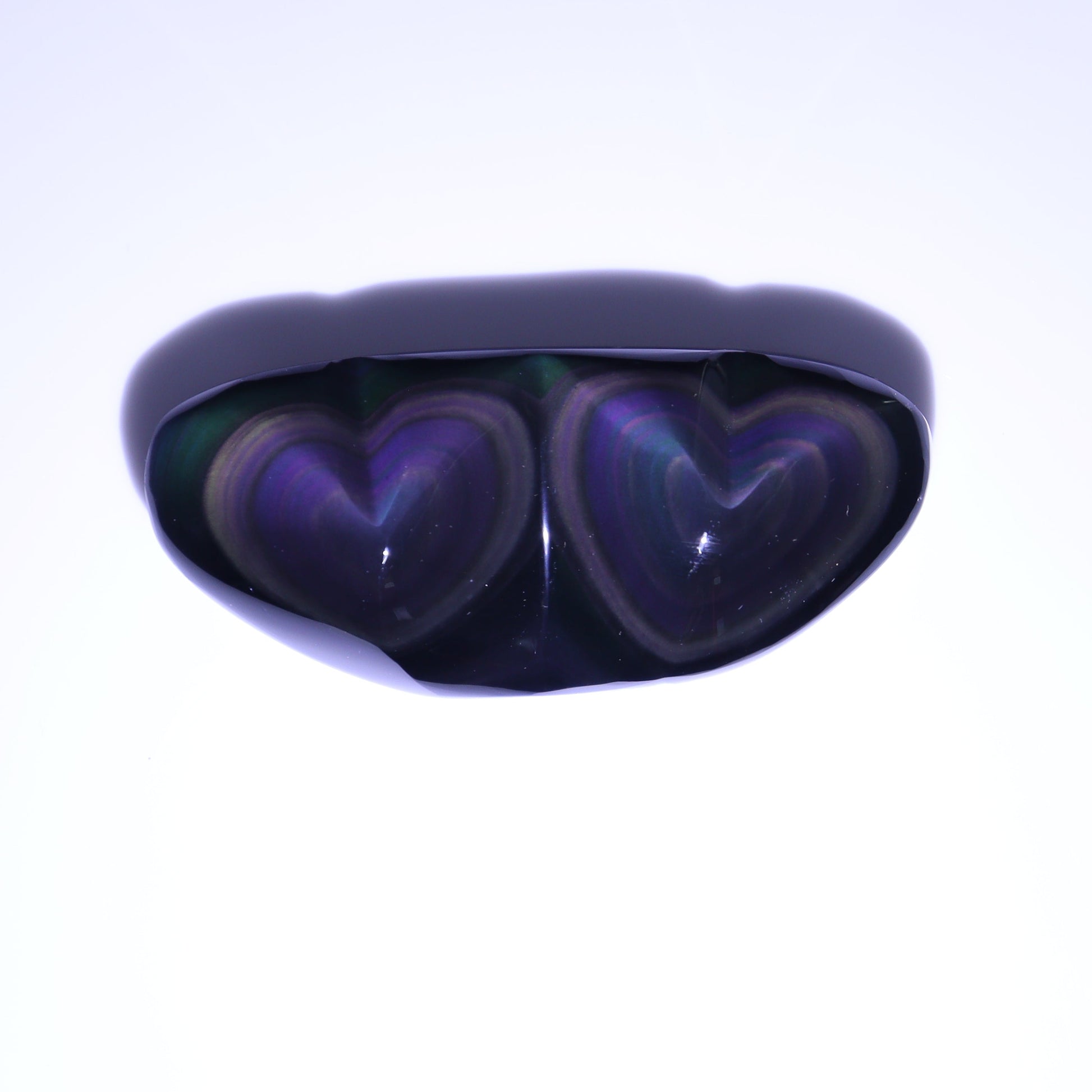 Rainbow Obsidian Heart Pairs Set of 3 - Expert Wholesale and Supplier of Wholesale Crystals & Bulk Gemstones, ["Hearts","Mexico","Obsidian","Rainbow Obsidian"]
