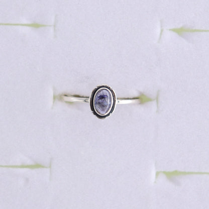 Tanzinite Rings Set of 5 (Ring Holders Not Included) - Expert Wholesale and Supplier of Wholesale Crystals & Bulk Gemstones, ["Ring","rings","sterling silver","Tanzinite"]