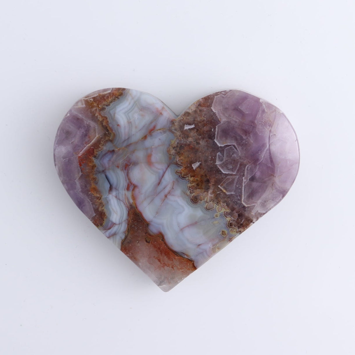 Amethyst Hearts Set of 3