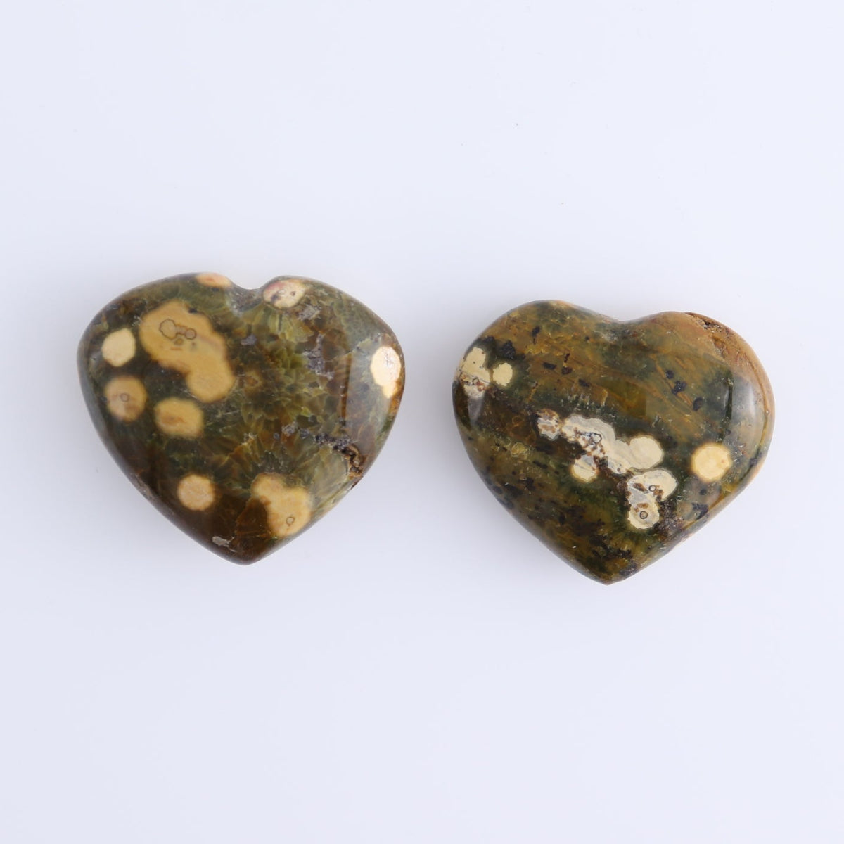 Ocean Jasper Hearts Set of 10