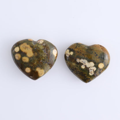 Ocean Jasper Hearts Set of 10