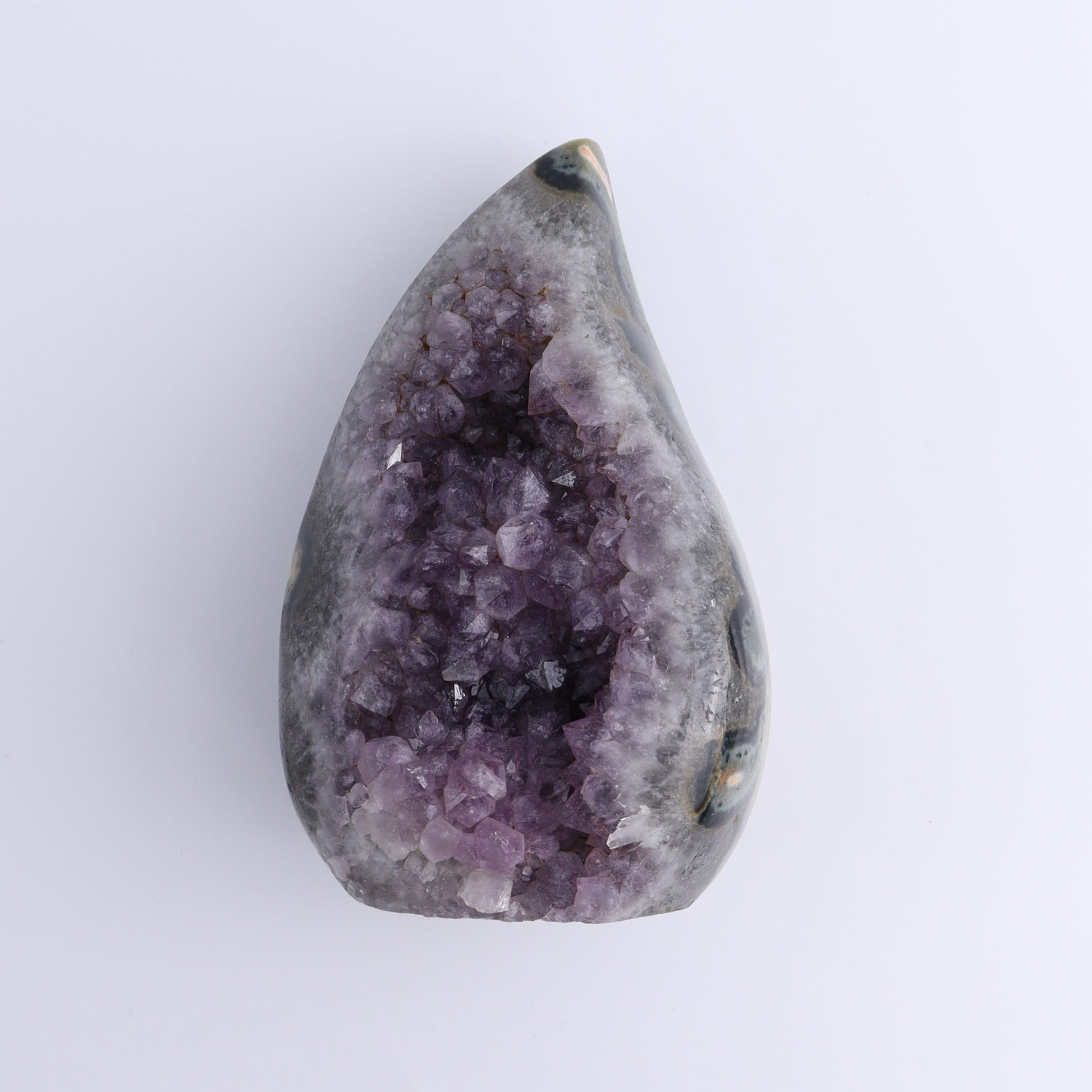 Uruguay Druzy Amethyst Flames Set of 4 - Expert Wholesale and Supplier of Wholesale Crystals & Bulk Gemstones, ["Amethyst","flames","Uruguay"]