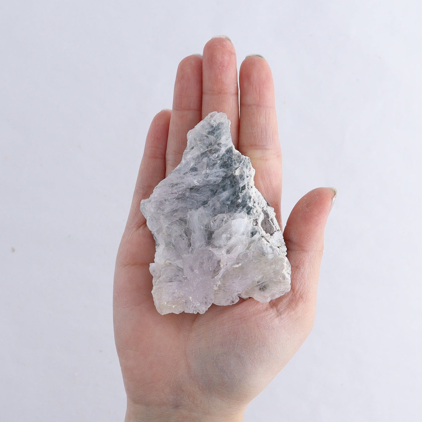 Amethyst Flower Clusters Set of 6