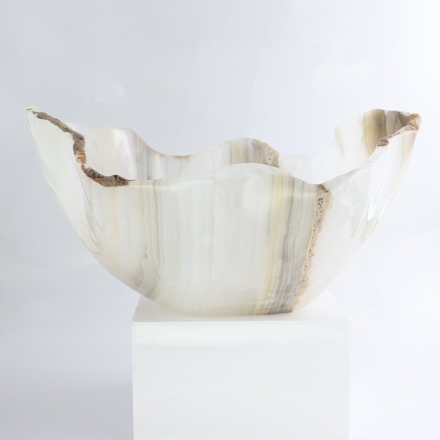 Mexican Onyx/Calcite Bowl 14"