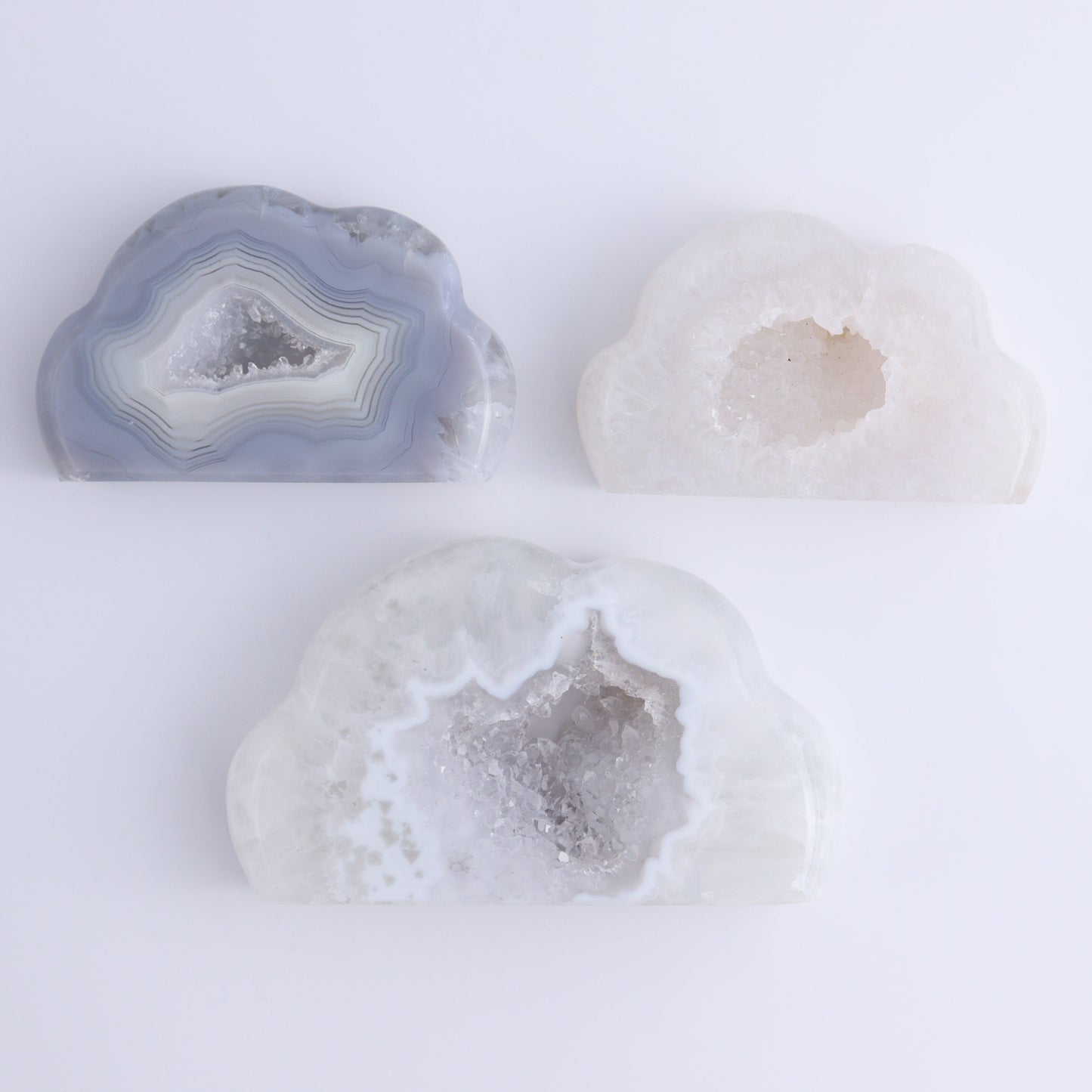 Agate Clouds Set of 6 - Expert Wholesale and Supplier of Wholesale Crystals & Bulk Gemstones, ["Agate","Clouds"]