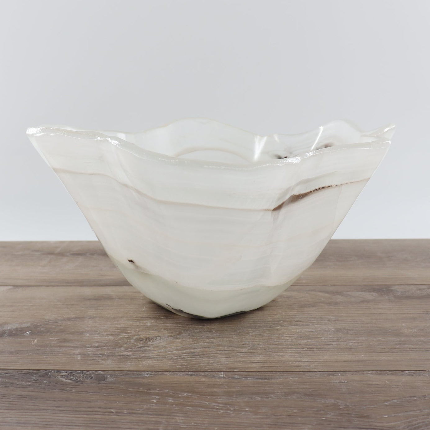 Mexican Onyx/Calcite Bowl 15"