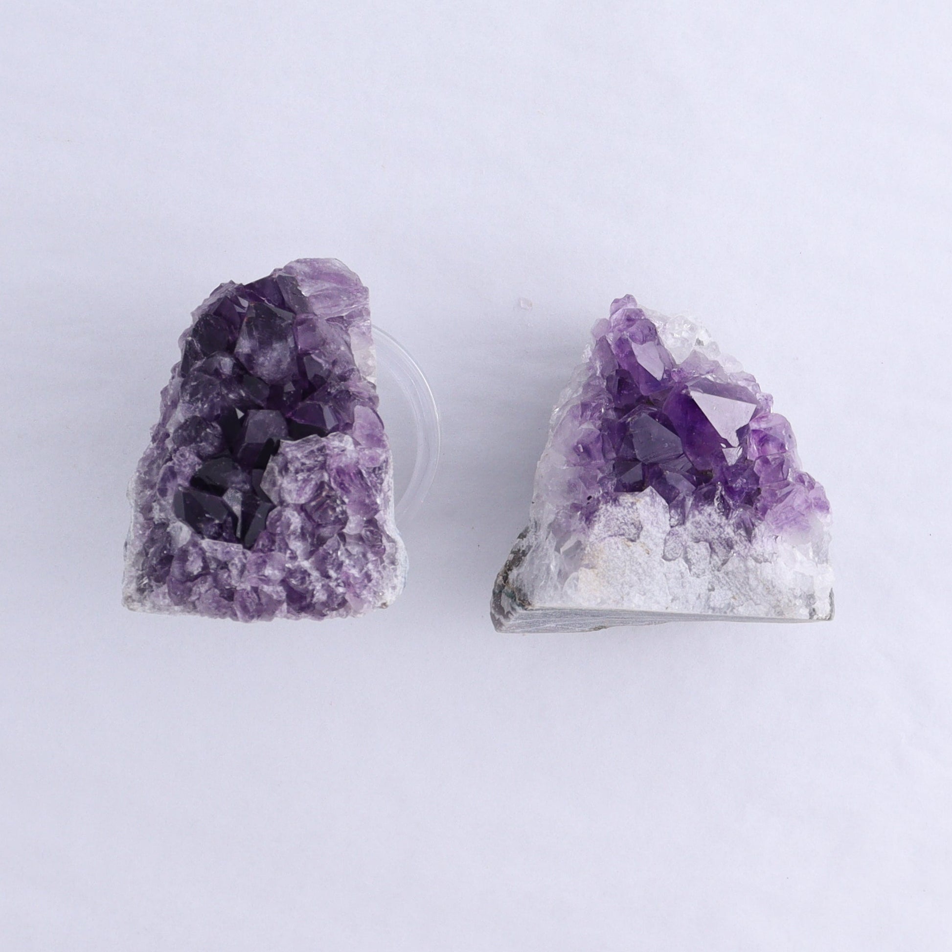 Uruguay Amethyst Cut Base Set of 8 - Expert Wholesale and Supplier of Wholesale Crystals & Bulk Gemstones, ["Amethyst","Cut Base","Uruguay"]
