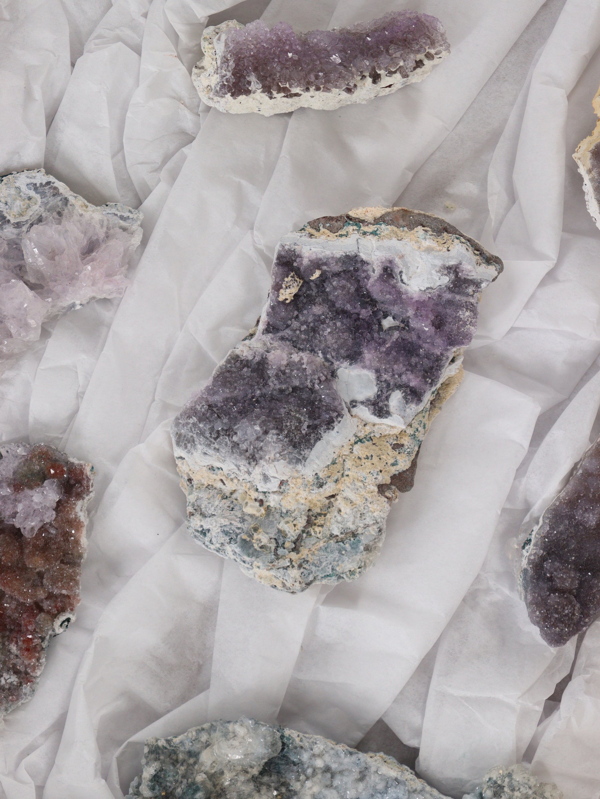 Amethyst Flower Set of 5 - Expert Wholesale and Supplier of Wholesale Crystals & Bulk Gemstones, []