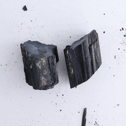 Black Tourmaline Log Set of 8