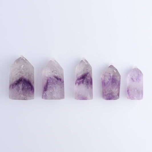 Amethyst Towers Set of 5 - Expert Wholesale and Supplier of Wholesale Crystals & Bulk Gemstones, ["Amethyst","Brazil","Towers"]
