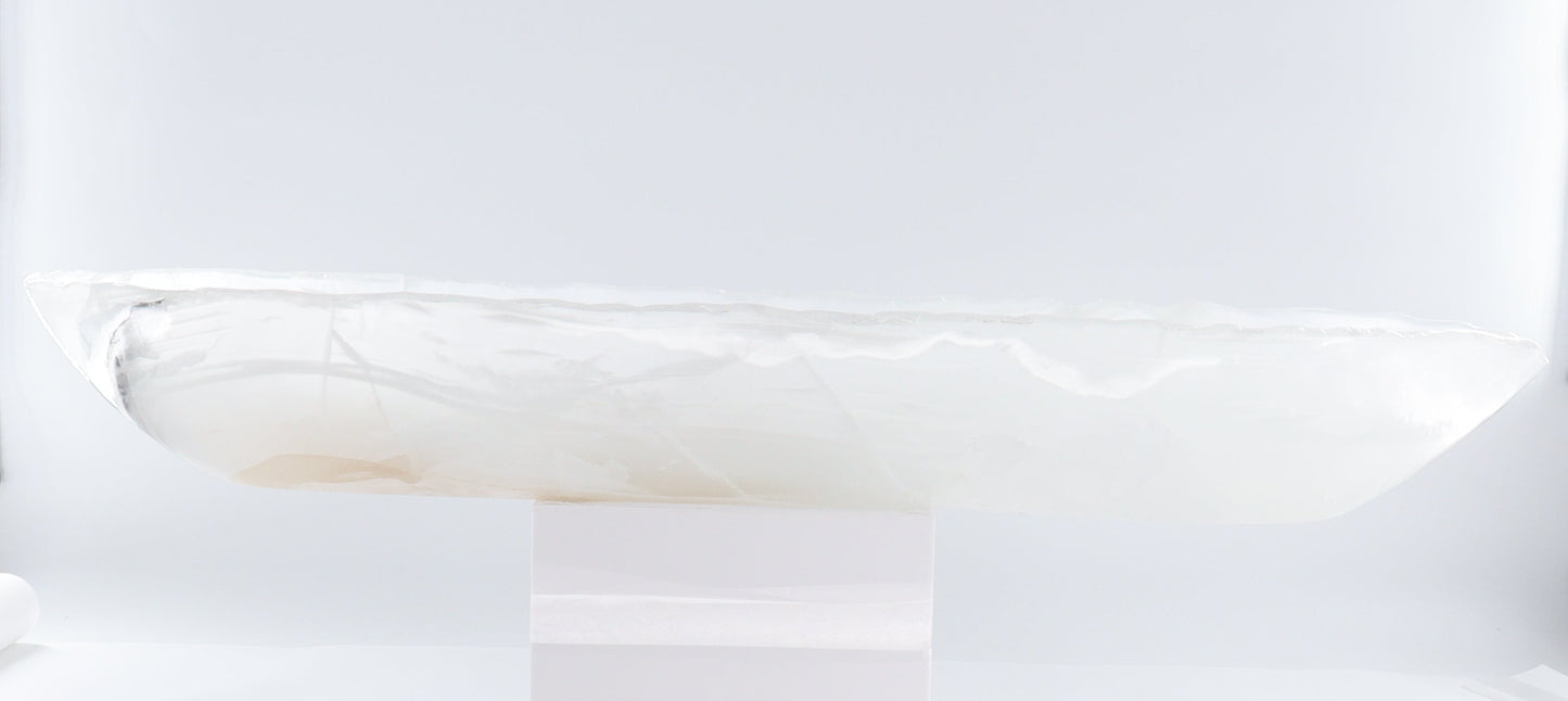 Mexican Onyx/Calcite Canoe Bowl