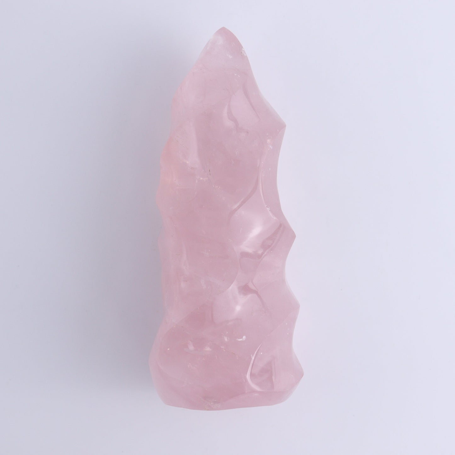 Rose Quartz Flames Set of 4 - Expert Wholesale and Supplier of Wholesale Crystals & Bulk Gemstones, ["flames","Madagascar","Quartz","Rose Quartz"]