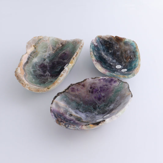 Fluorite Bowls Set of 3 - Expert Wholesale and Supplier of Wholesale Crystals & Bulk Gemstones, ["Bowls","Fluorite","Mexico"]