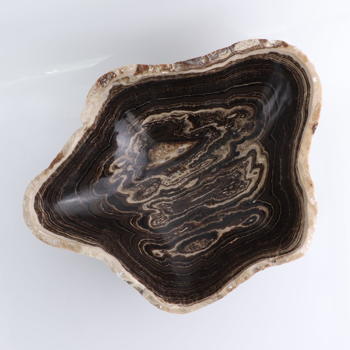 Mexican Onyx/Calcite Bowl 14"
