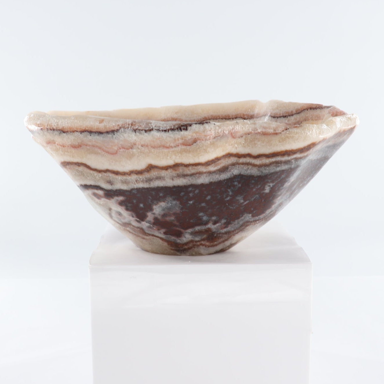 Mexican Onyx/Calcite Bowl 15"