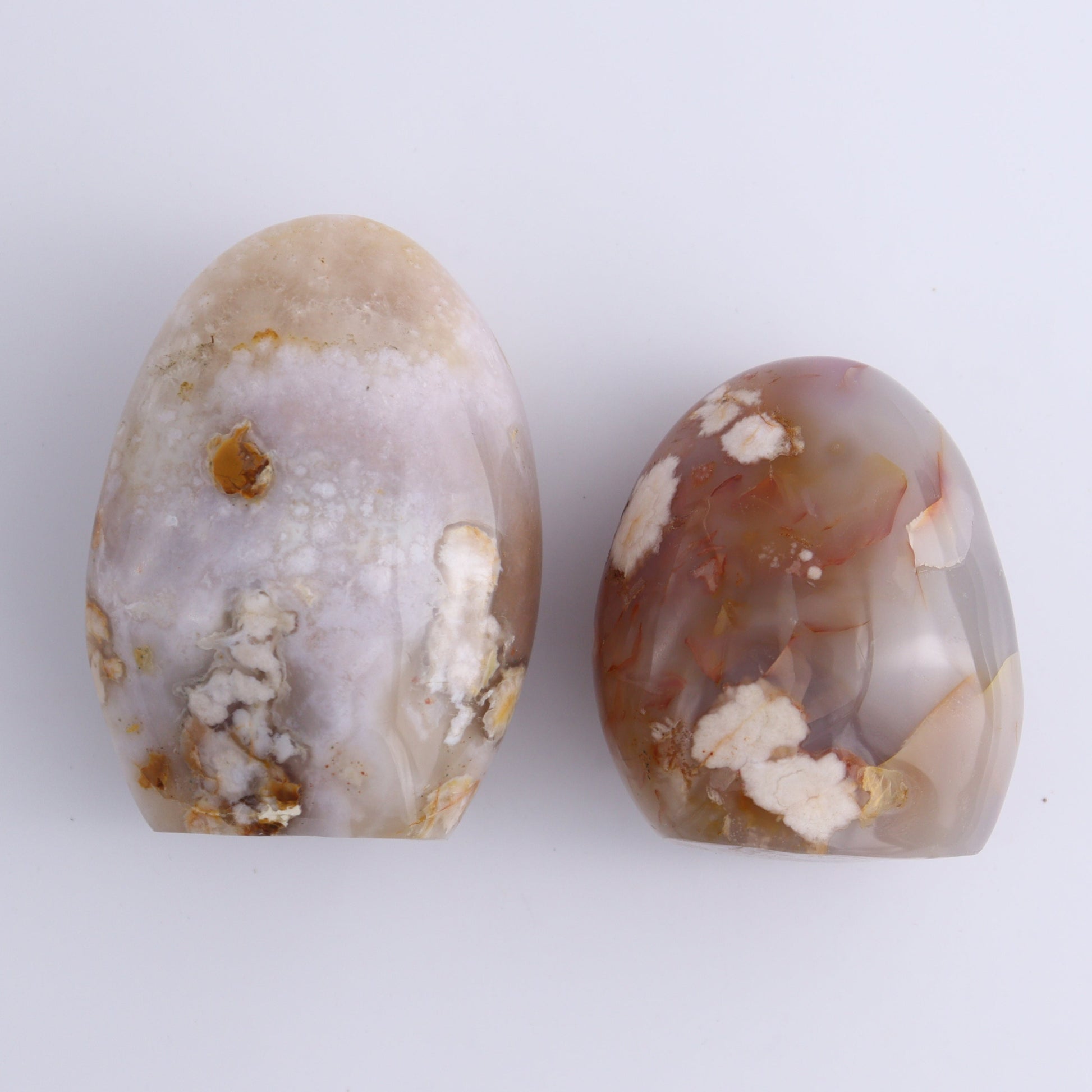 Flower Agate Freeforms Set of 6 - Expert Wholesale and Supplier of Wholesale Crystals & Bulk Gemstones, ["Flower Agate","Freeforms","Madagascar"]
