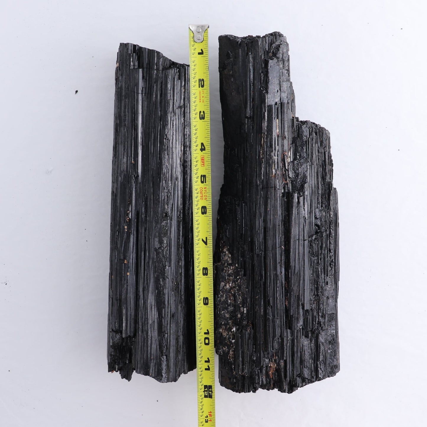 Black Tourmaline Log Set of 2