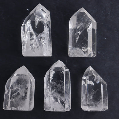 Clear Quartz Towers Set of 9 - Expert Wholesale and Supplier of Wholesale Crystals & Bulk Gemstones, ["Clear Quartz","Points","Quartz","Towers"]