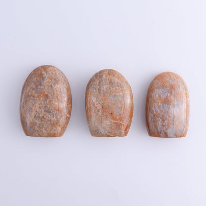 Peach Moonstone Freeform Set of 9 - Expert Wholesale and Supplier of Wholesale Crystals & Bulk Gemstones, ["Freeforms","Peach Moonstone"]