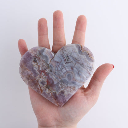 Amethyst Hearts Set of 3