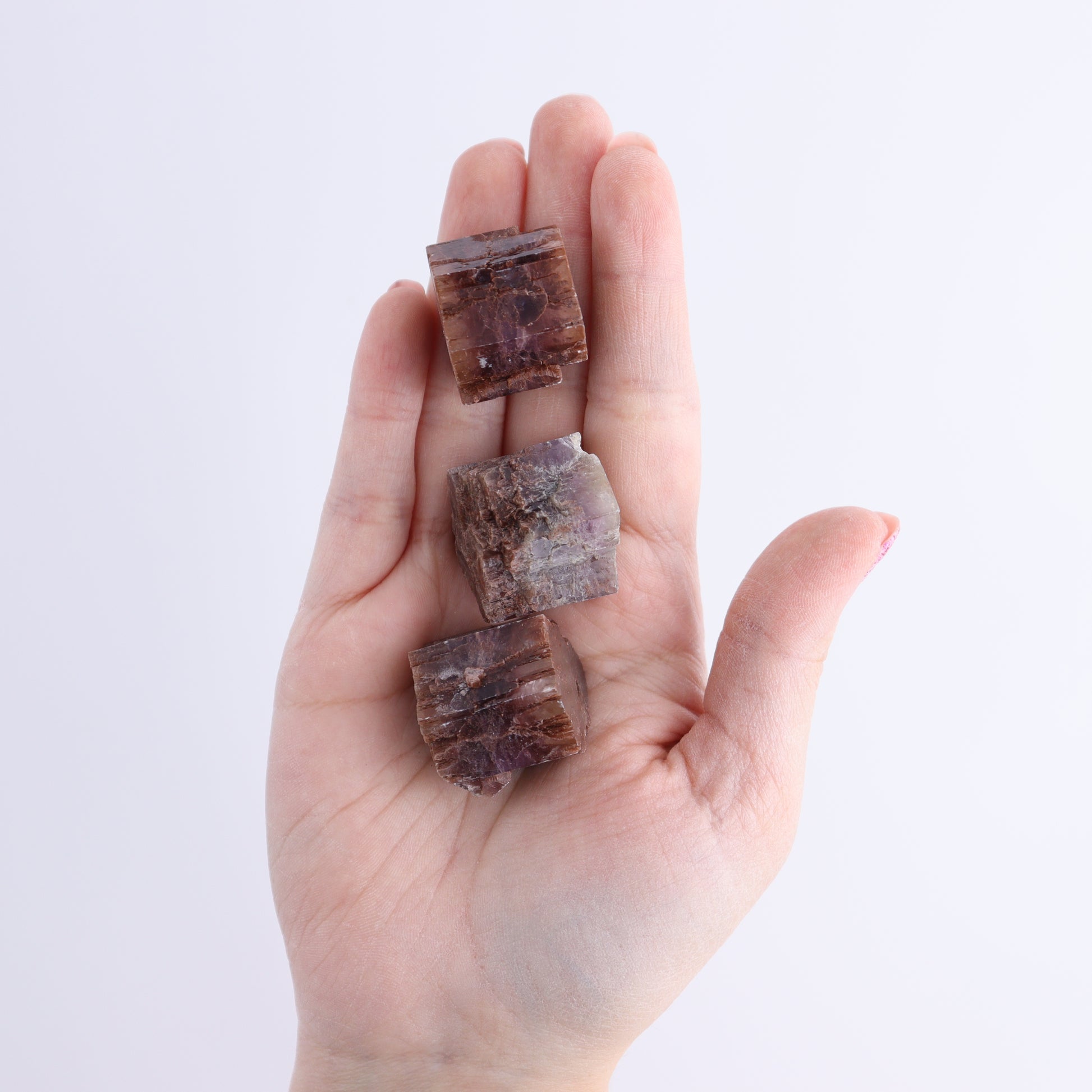 Purple Aragonite Set of 54 - Expert Wholesale and Supplier of Wholesale Crystals & Bulk Gemstones, ["aragonite","Purple Aragonite","Spain"]