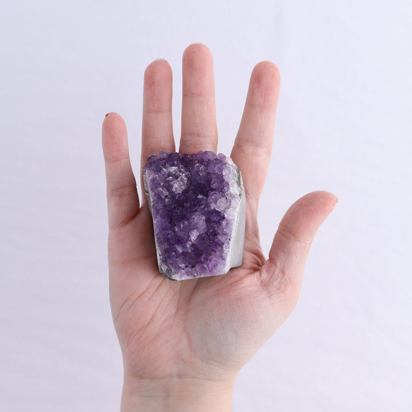 Uruguay Amethyst Cut Base Set of 8 - Expert Wholesale and Supplier of Wholesale Crystals & Bulk Gemstones, ["Amethyst","Cut Base","Uruguay"]