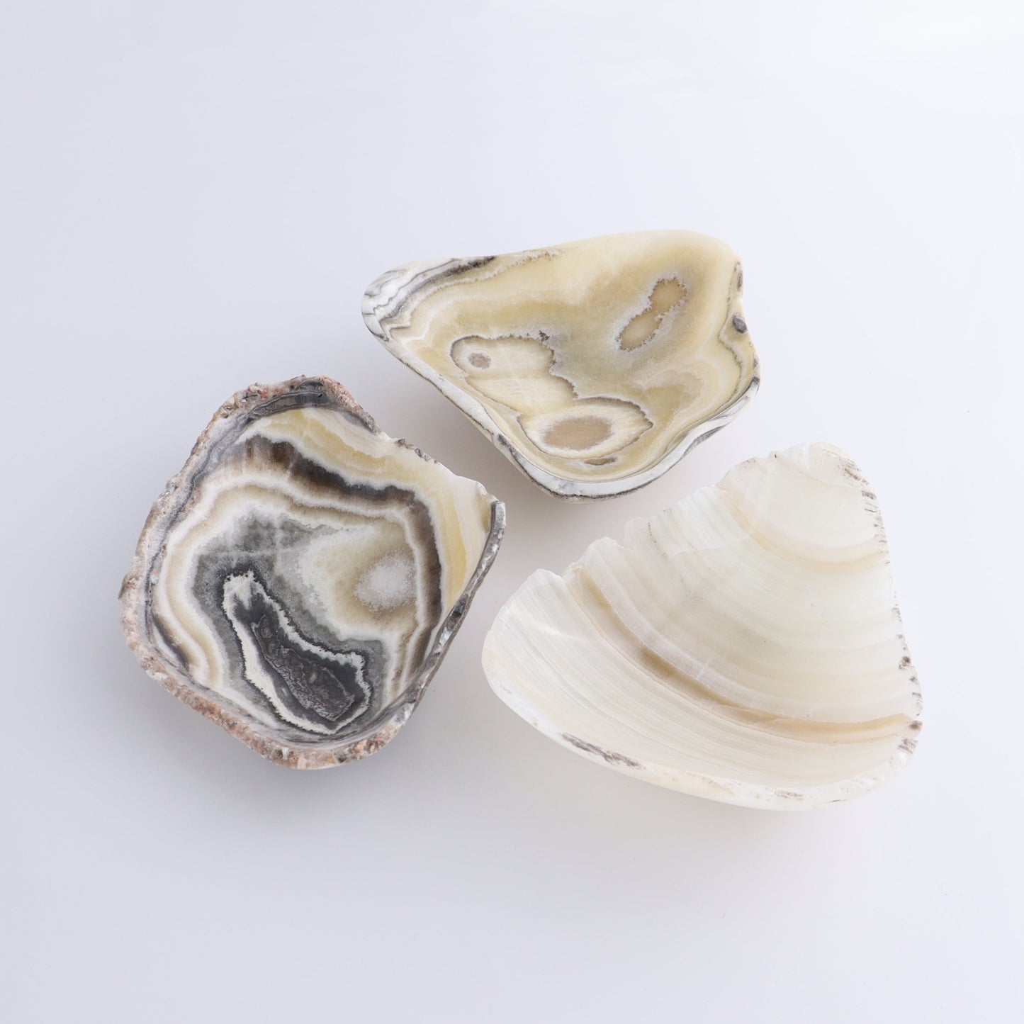 Onyx Bowl Set of 3 - Expert Wholesale and Supplier of Wholesale Crystals & Bulk Gemstones, ["Bowls","Mexico","onyx"]
