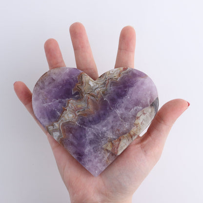 Amethyst Hearts Set of 3