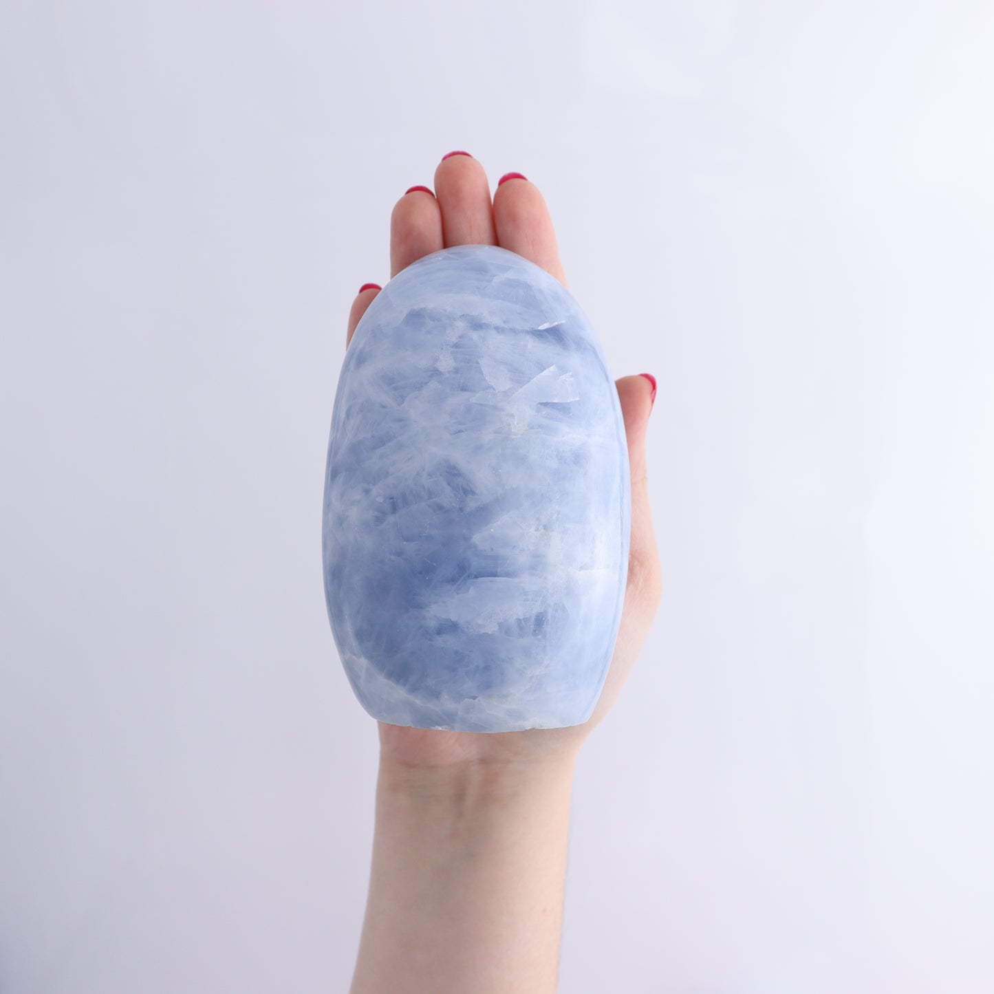 Blue Calcite Set of 4 - Expert Wholesale and Supplier of Wholesale Crystals & Bulk Gemstones, ["Blue Calcite","Calcite","Freeform","Madagascar"]