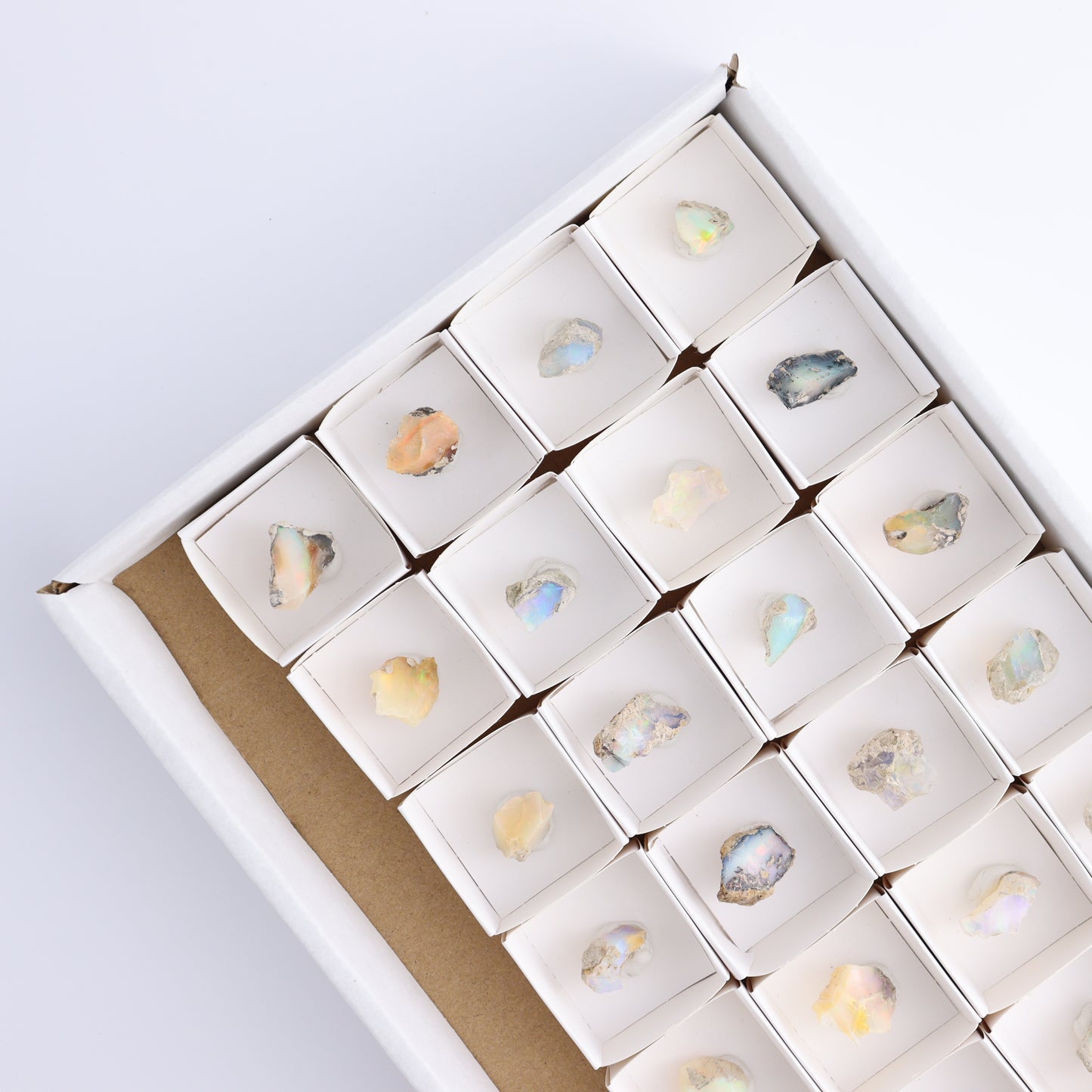 Ethiopian Opal Set of 24 - Expert Wholesale and Supplier of Wholesale Crystals & Bulk Gemstones, ["Ethiopia","ethiopian opal","Opal"]