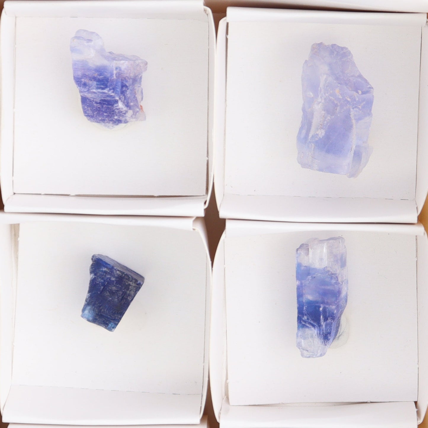 Canadian Blue Halite Rough Set of 9