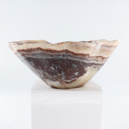 Mexican Onyx/Calcite Bowl 15"