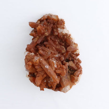 Tangerine Quartz Clusters Set of 4