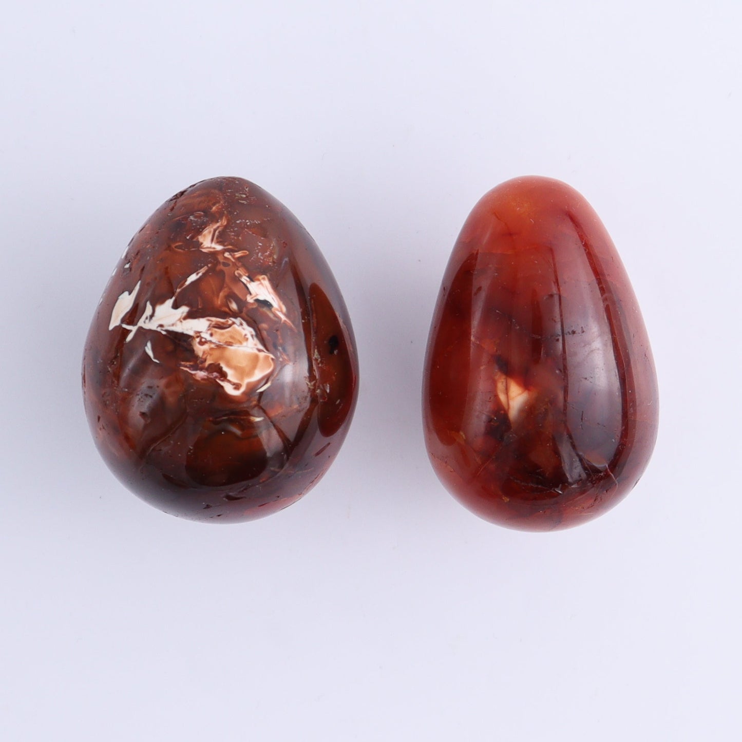 Carnelian Eggs Set of 12 - Expert Wholesale and Supplier of Wholesale Crystals & Bulk Gemstones, ["carnelian","Eggs","Madagascar"]