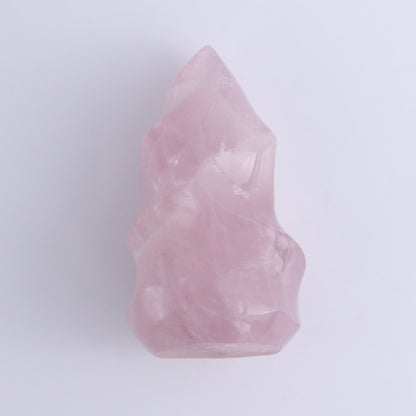 Rose Quartz Flames Set of 4 - Expert Wholesale and Supplier of Wholesale Crystals & Bulk Gemstones, ["flames","Madagascar","Quartz","Rose Quartz"]