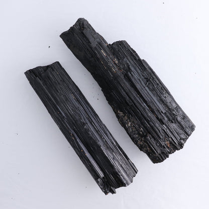 Black Tourmaline Log Set of 2